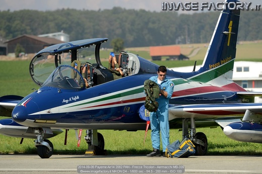 2014-09-06 Payerne Air14 2062 PAN - Frecce Tricolori - Aermacchi MB-339